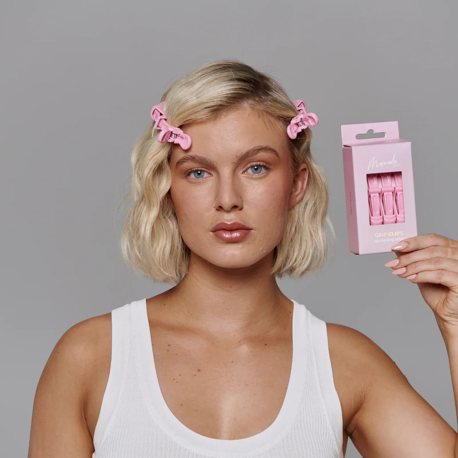 Mermade Grip Clips - Pink