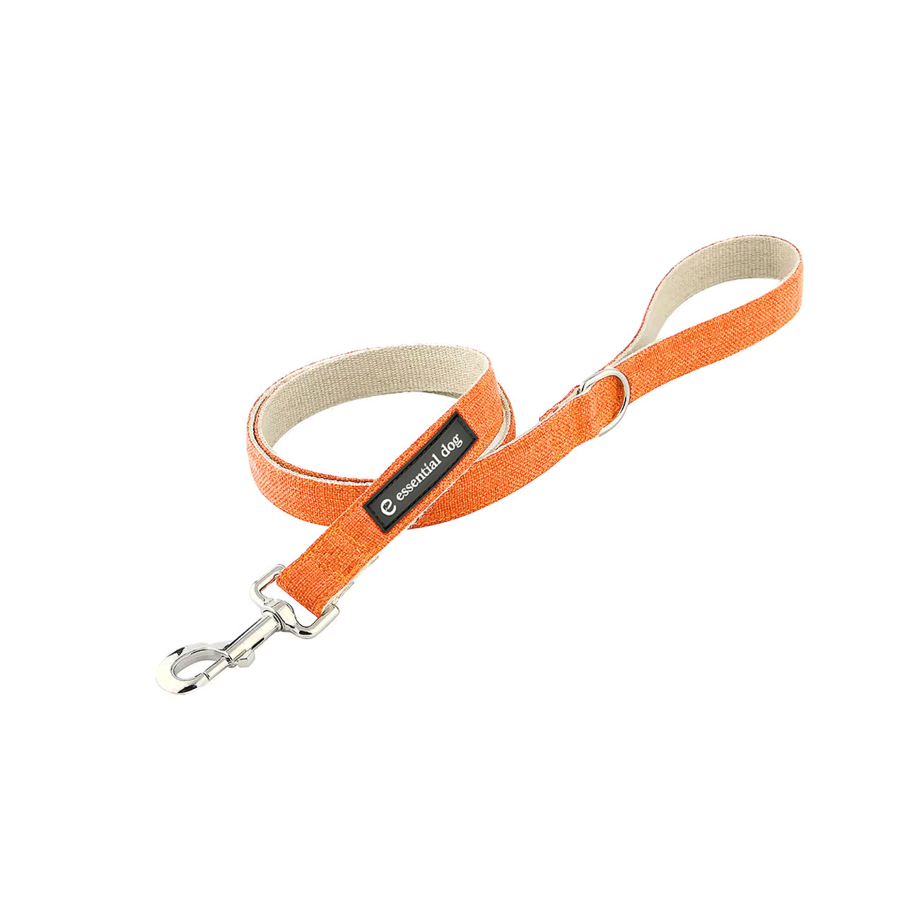 Organic Hemp & Cotton Dog Lead - Orange Burst
