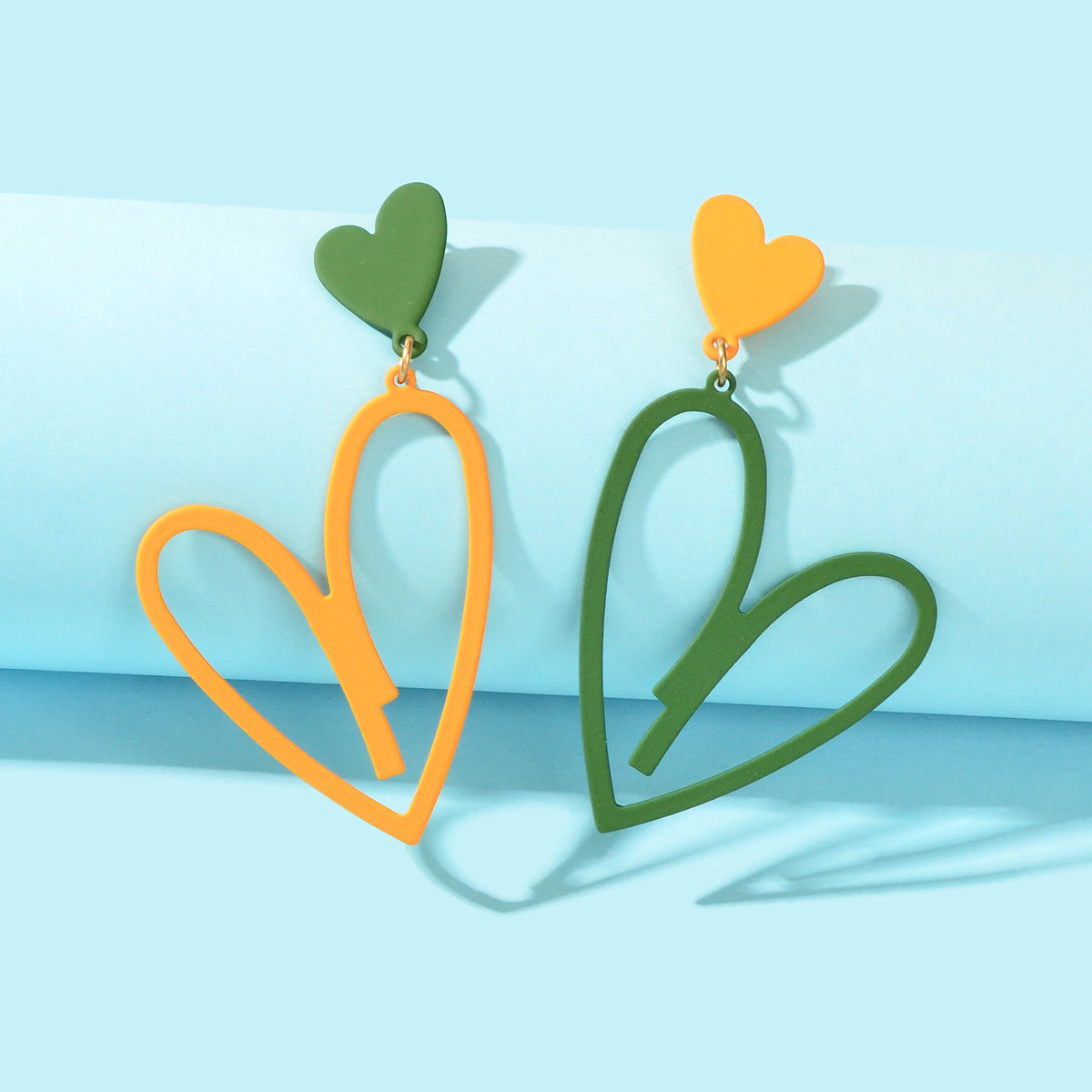 Romantic Heart-shaped Earrings Stylish Ear Accessories Dainty Gifts for Women-8