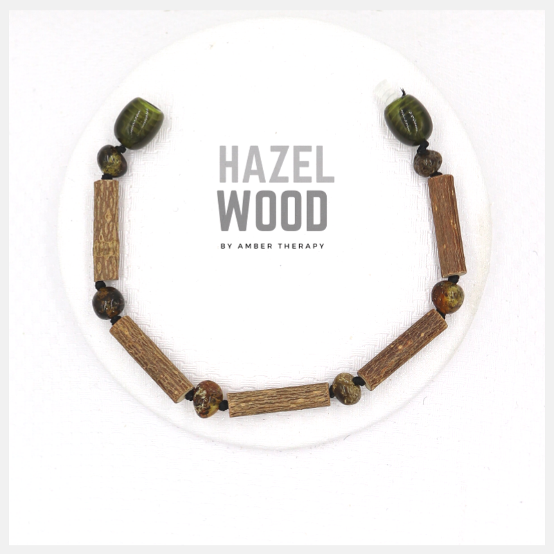 Child Earth Amber & Hazelwood Bracelet