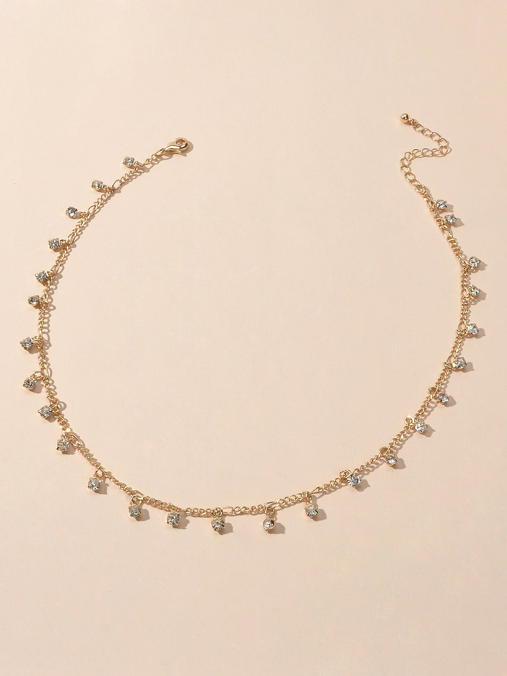 AU Stock Bling Rhinestone Sparkly Choker Shining Drop Crystal Necklace Jewellery-1