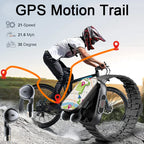 2-in-1 Smart Watch with Earphones Bluetooth GPS (Black)