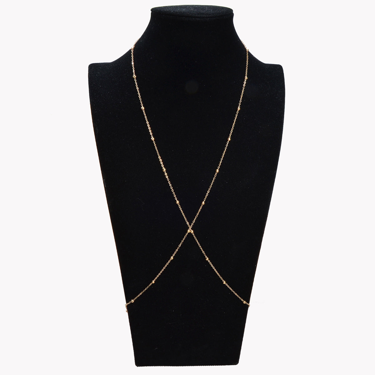 Simple Gold Waist Link Body Chain Belly Necklce Sexy Bikini Jewelry Layer Choker-0
