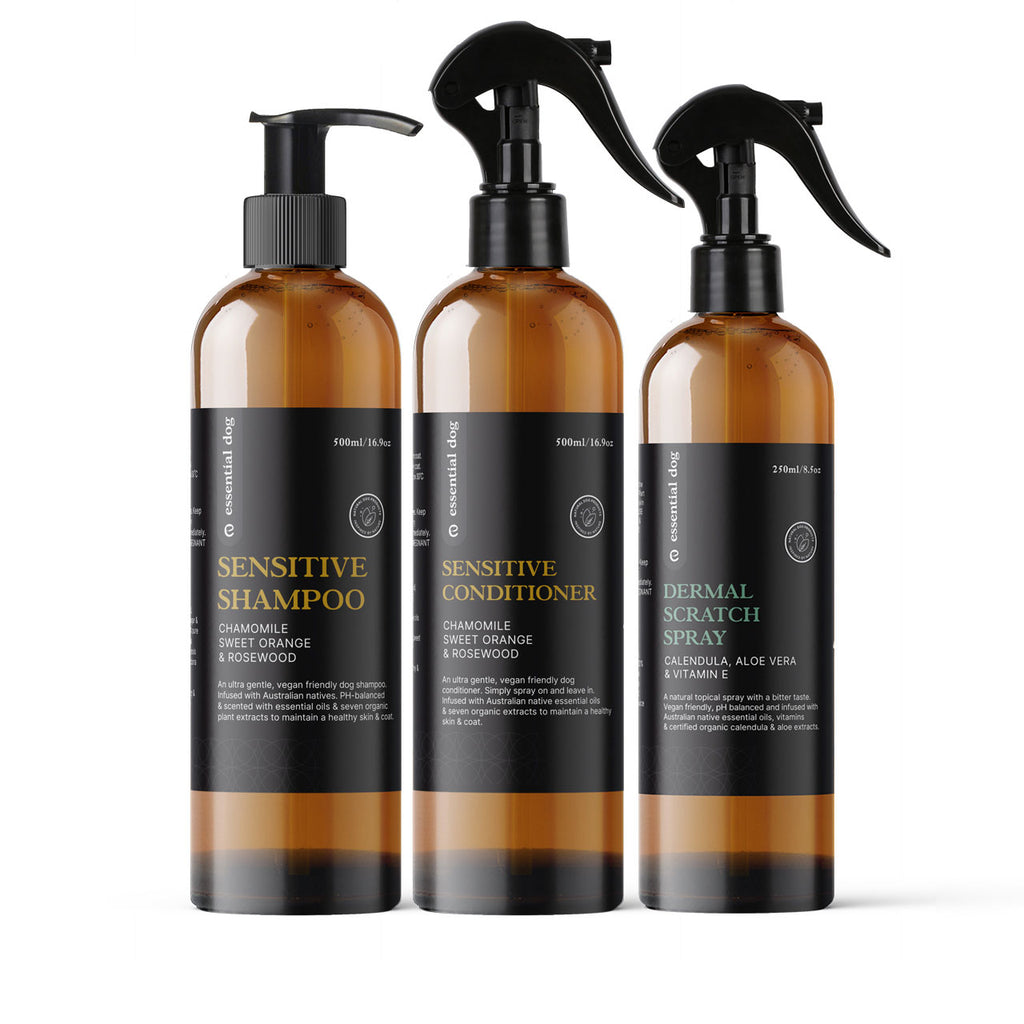 Sensitive Dog Shampoo: Chamomile, Sweet Orange & Rosewood