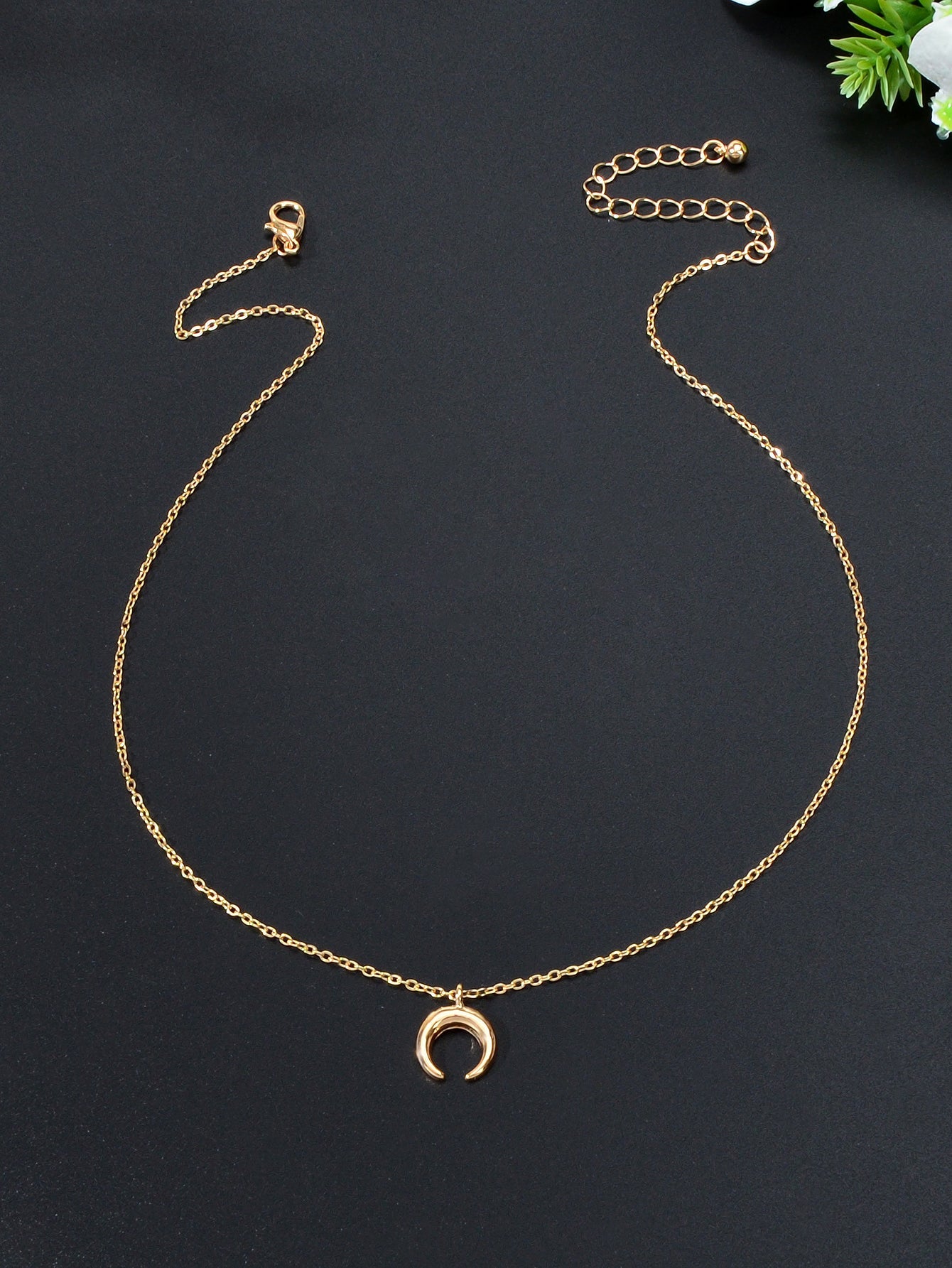 Mystical Crescent Moon Pendant Necklace Embrace Lunar Beauty Jewelry Party Gift