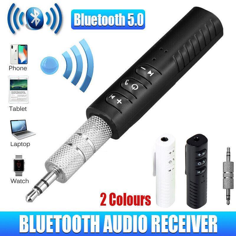 Bluetooth 5.0 Audio Receiver Wireless 3.5mm AUX Music Adapter for Car Home Stereo-0