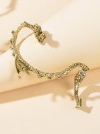 1 pc Vintage Punk Dragon Tentacle Climber Pierced Gothic Ear Cuff Wrap Earrings