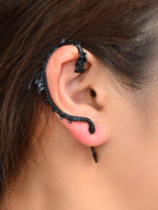 1 pc Vintage Punk Dragon Tentacle Climber Pierced Gothic Ear Cuff Wrap Earrings