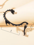 1 pc Vintage Punk Dragon Tentacle Climber Pierced Gothic Ear Cuff Wrap Earrings