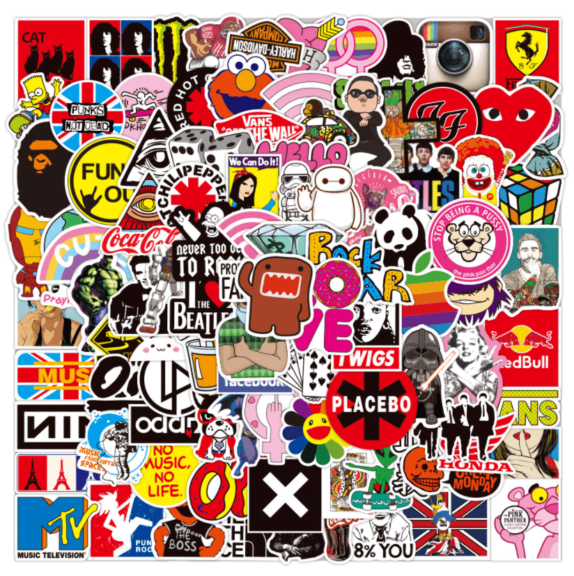 Among Us Rainbow Crewmate Vinyl Decal Stickers Game Laptop Phone Bag Luggage Au