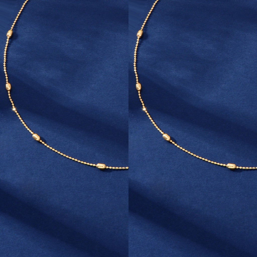 2 pcs Clearance Items AU Local Warehouse Golden Beads Chain Necklaces set Fashion Jewelry-4