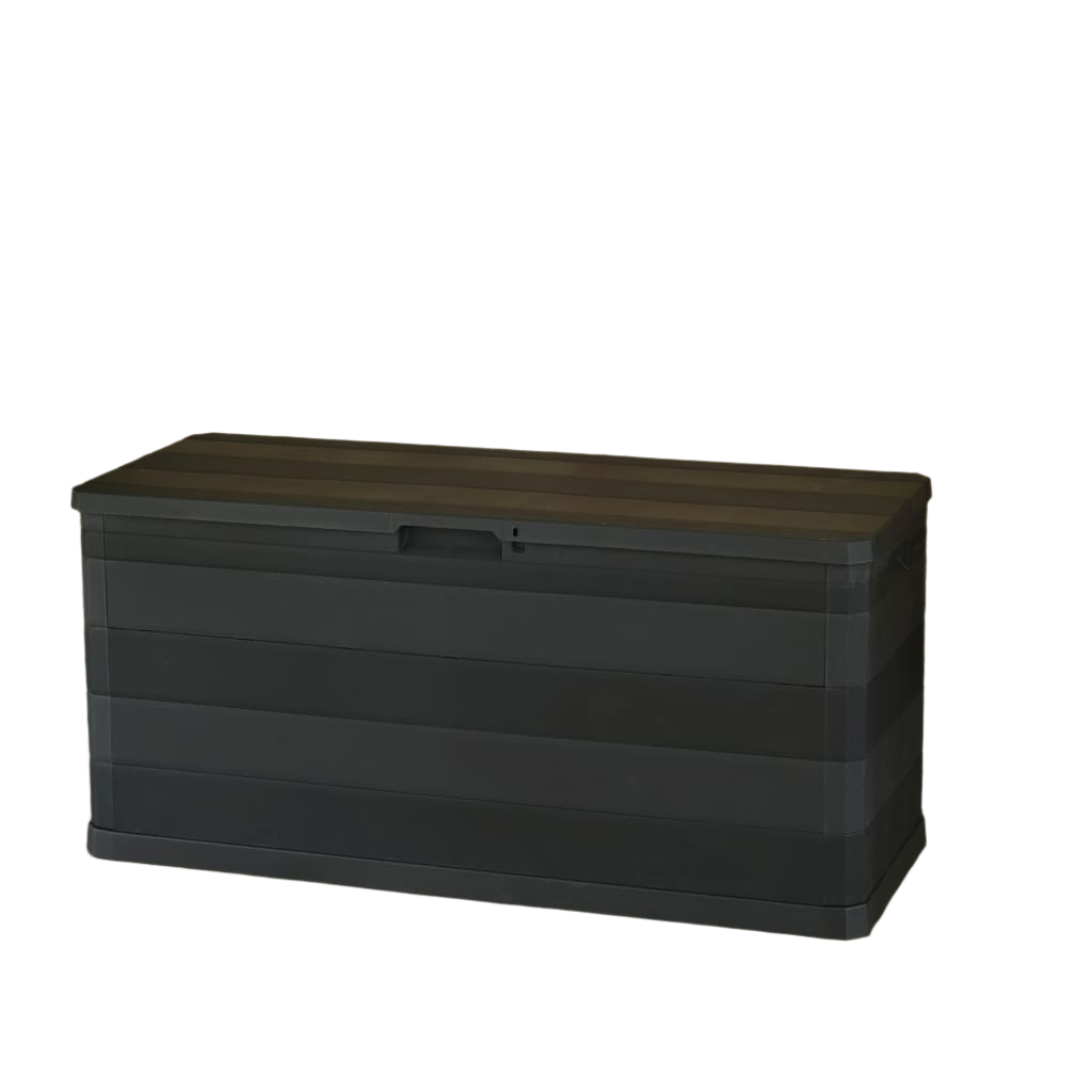 NNEVL Garden Storage Box Brown 120x50x60 cm Poly Rattan-1