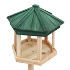 NNEVL Standing Bird Feeder Solid Firwood 33x106 cm-1