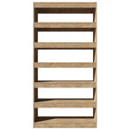 NNEVL Book Cabinet/Room Divider Sonoma Oak 100x30x198 cm Engineered wood
