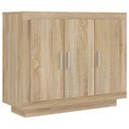 NNEVL Sideboard Sonoma Oak 92x35x75 cm Engineered Wood-1