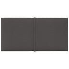 NNEVL Wall Panels 12 pcs Dark Grey 30x15 cm Fabric 0.54 m²