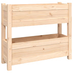 NNEVL Planter 77x25x66 cm Solid Wood Pine