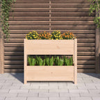 NNEVL Planter 77x25x66 cm Solid Wood Pine