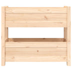 NNEVL Planter 77x25x66 cm Solid Wood Pine