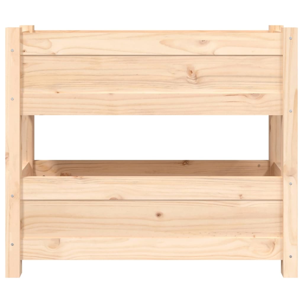 NNEVL Planter 77x25x66 cm Solid Wood Pine