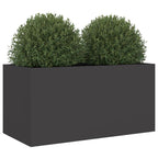 NNEVL Planter Black 62x30x29 cm Steel