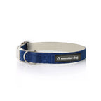 Organic Hemp & Cotton Dog Collar - Ink Blue
