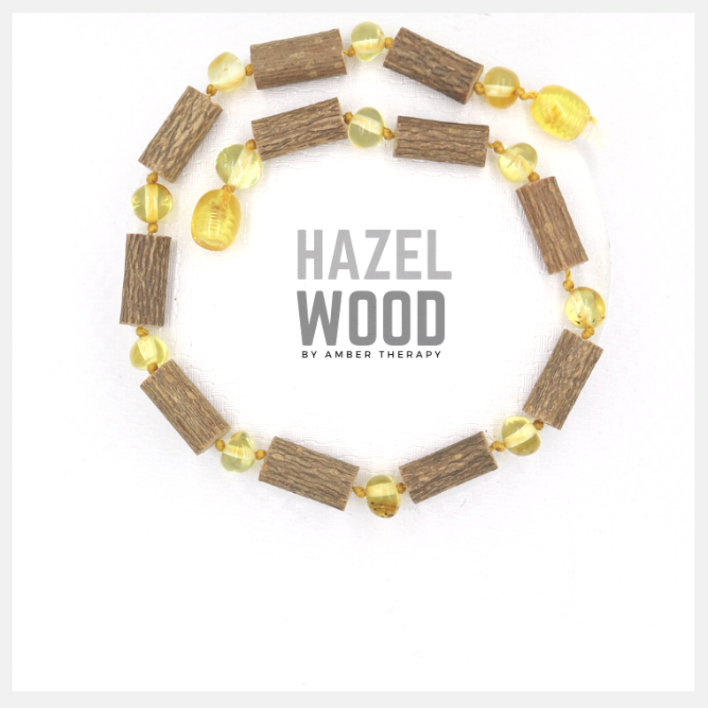 Adult Honey Amber & Hazelwood Anklet