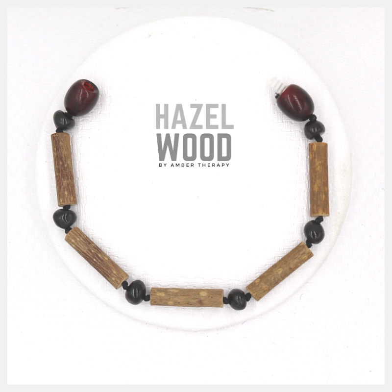Child Cherry Amber & Hazelwood Bracelet