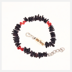 Small Dog Cherry Amber & Red Sea Coral Collar