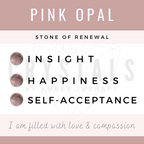 Amber, Pink Opal & Howlite Child Anklet