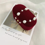 Genuine White Freshwater Pearl Beaded Bracelet with Extender