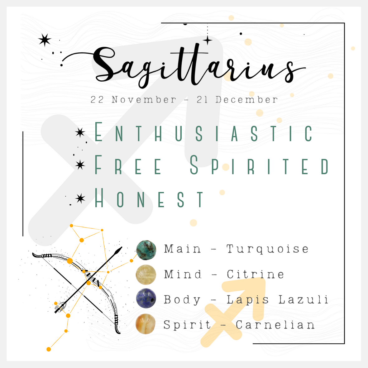 Sagittarius Adult Bracelet