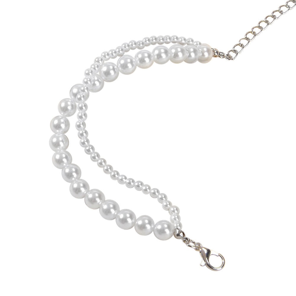 Luxurious Women Retro Double layer Pearl Bracelet High Quality Party Jewellery-4