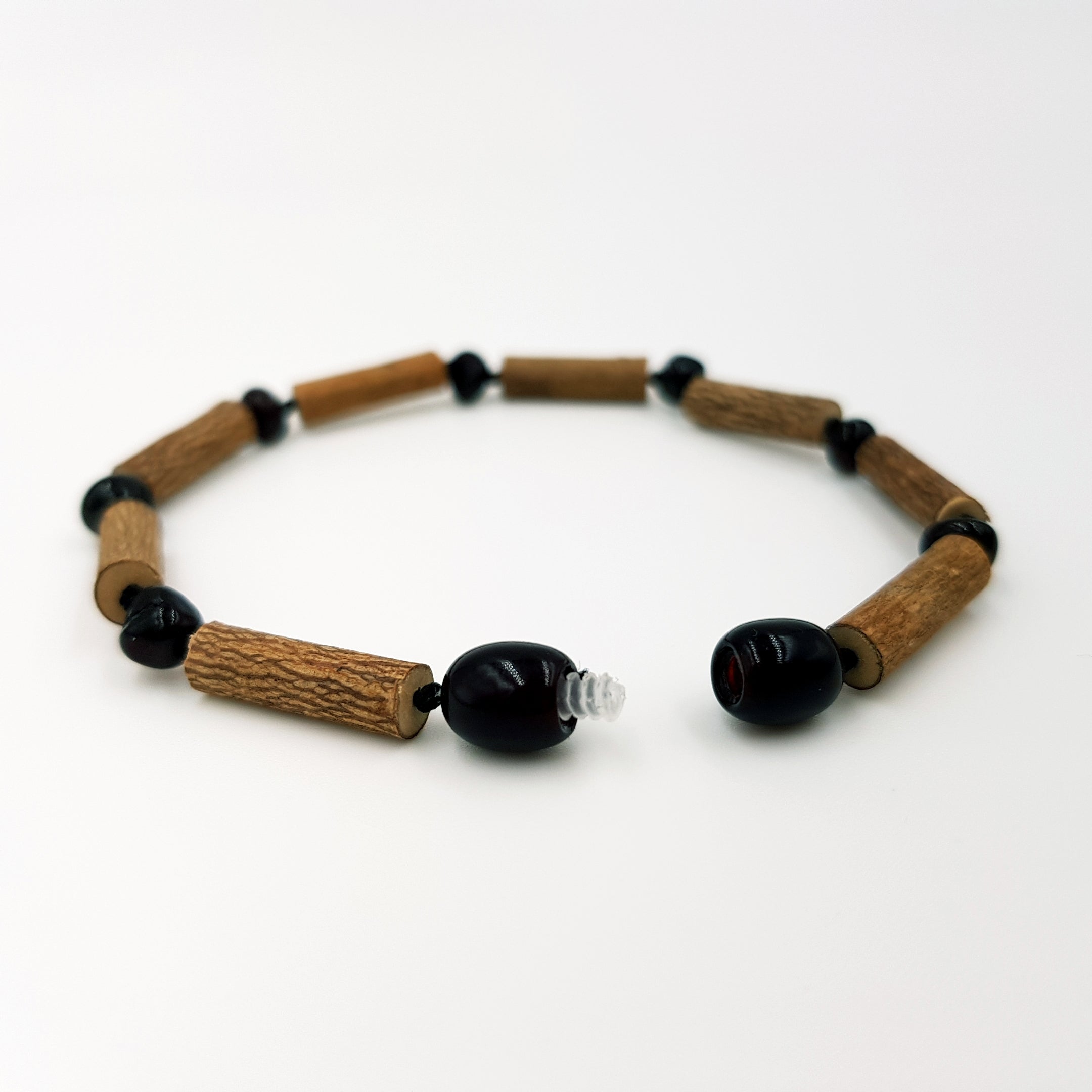 Child Cherry Amber & Hazelwood Bracelet