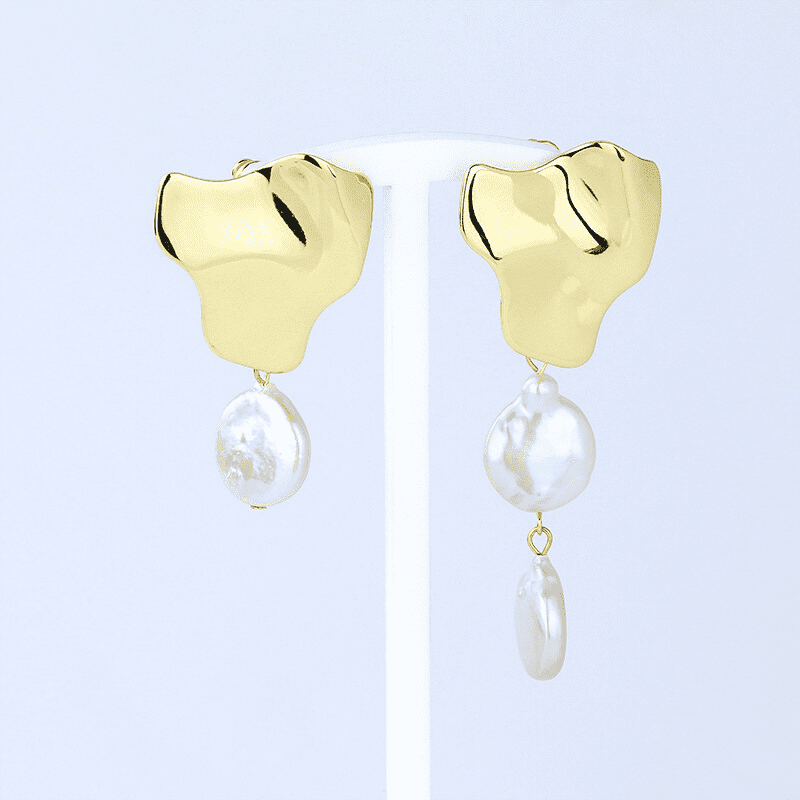 Freshwater Pearls Aventura Mismatch Earrings
