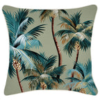 Cushion Cover-With Piping-Palm Trees Sage-45cm x 45cm-0