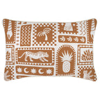 Cushion Cover-With Piping-Naxos Rust-35cm x 50cm-0