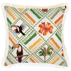 Cushion Cover-Coastal Fringe-Sanctuary-45cm x 45cm-0