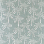 Cushion Cover-Coastal Fringe-Cabana Palms Seafoam-45cm x 45cm