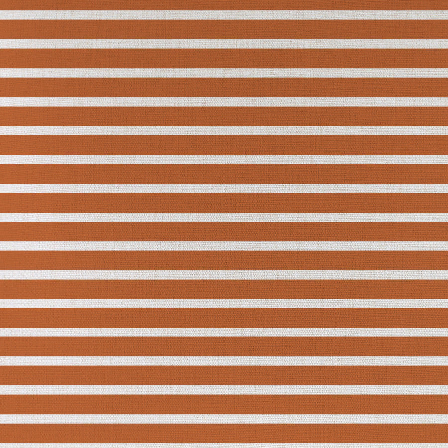 Cushion Cover-Coastal Fringe-Hampton Stripe Burnt Orange-45cm x 45cm-3