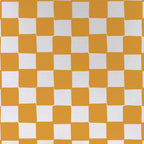 Cushion Cover-With Piping-Check Gold White-35cm x 50cm-1