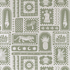 Cushion Cover-With Piping-Naxos Sage-45cm x 45cm-1