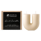 Arch Candle-Natural-Lime, Basil & Citrus