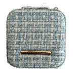 Small Tweed Jewellery Box-Pale Blue-2