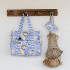 Striped Beach Bag-Lovely Lavender-4