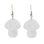 Lovely Jewellery Transparent Acrylic Mushroom Drop Earrings Women Accessories-4