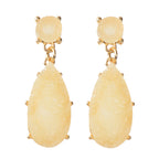 Dainty Champagne Stone Water Drop Earrings Women Girls Teens Stud Jewellery Gift-4