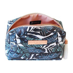 Saffiano Rectangle Boxy Cosmetic Bag-Atoll