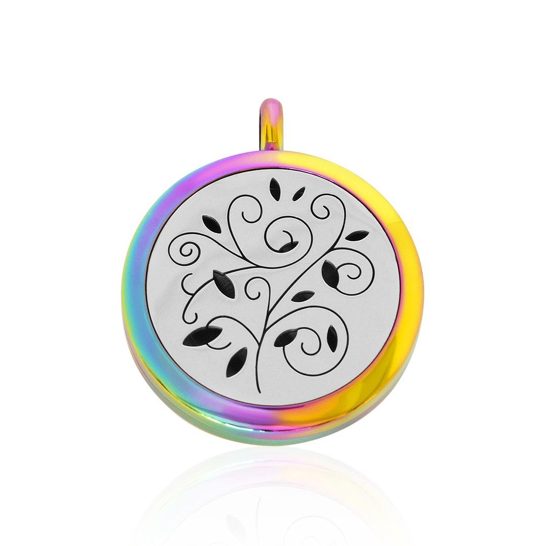 Branch and Leaves Locket Diffuser Pendant FEP015CD