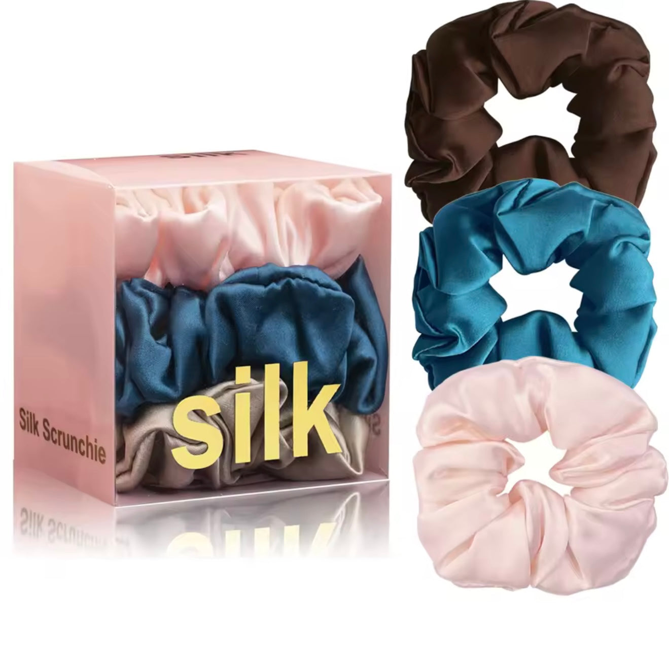 Mulberry Silk Scrunchies Pack
